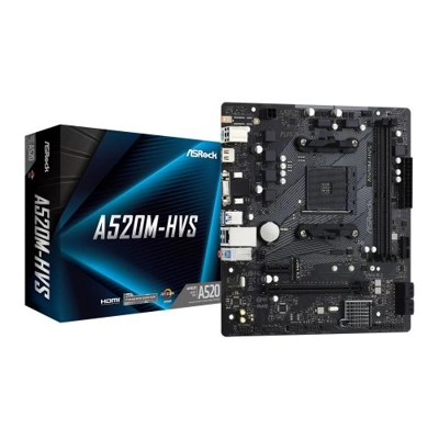 Asrock A520M-HVS, AMD A..