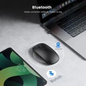 Bluetooth Mouse Wireless Mute Thin Tablet Laptop Office Desktop Universal Rechargeable Intelligent Sleep Portable