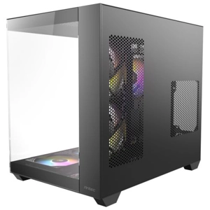 Antec CX800 RGB Elite Dual Chamber Gaming Case w/ Glass Side & Front, ATX, 6x RGB Fans, LED Button,