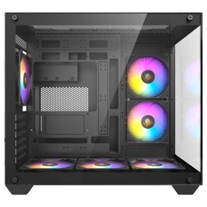 Antec CX800 RGB Elite Dual Chamber Gaming Case w/ Glass Side & Front, ATX, 6x RGB Fans, LED Button,
