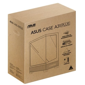 Asus A31 Plus ARGB Gaming Case w/ Front & Side Glass Windows, ATX, 4x ARGB Fans, USB-C, Angled Base,