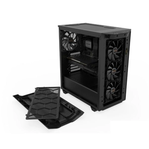 Be Quiet Pure Base 500DX Gaming Case w/ Glass Window, ATX, 3 x Pure Wings 2 Fans, ARGB Front Lighti