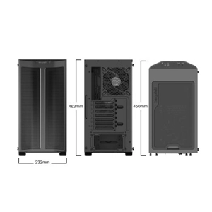 Be Quiet Pure Base 500DX Gaming Case w/ Glass Window, ATX, 3 x Pure Wings 2 Fans, ARGB Front Lighti