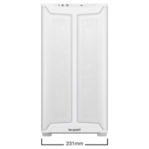 Be Quiet Pure Base 501 DX ARGB Gaming Case w/ Glass Side, ATX, Compact Design, 3 Pure Wings 3 Fans,