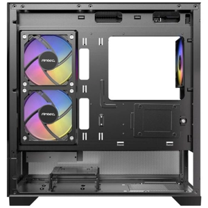Antec CX500M RGB Gaming Case w/ Glass Side & Front, Micro ATX, 3x RGB Fans, LED Button, 410mm GPU Su
