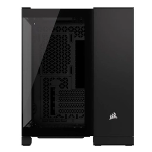 Corsair 2500X Dual Chamber Gaming Case w/ Glass Side & Front, Micro ATX, Mesh Panels, USB-C, Asus BT