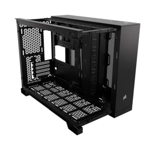 Corsair 2500X Dual Chamber Gaming Case w/ Glass Side & Front, Micro ATX, Mesh Panels, USB-C, Asus BT