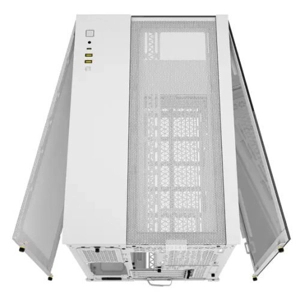 Corsair 2500X RGB Dual Chamber Gaming Case w/ Glass Side & Front, Micro ATX, 2x RGB Fans, Mesh Panel