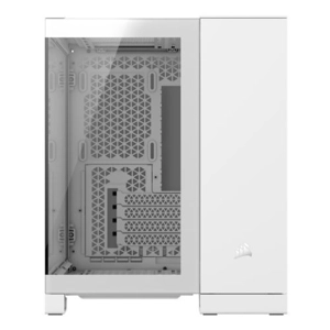 Corsair 2500X RGB Dual Chamber Gaming Case w/ Glass Side & Front, Micro ATX, 2x RGB Fans, Mesh Panel