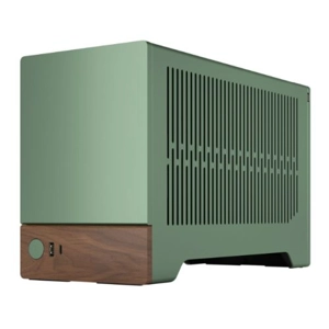 Fractal Design Terra Jade SFF PC Case, Mini ITX, Walnut Front, Anodized Aluminium Exterior, 322mm GP