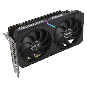 Asus DUAL RTX3060 V2 OC, PCIe4, 12GB DDR6, HDMI, 3 DP, 1867MHz Clock, RGB Lighting, Overclocked, LHR