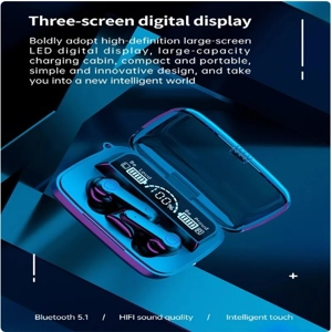 Bluetooth Headset Wireless Tws Gaming Support Noise-cancelling Touch In-ear - Emergency Power Bank