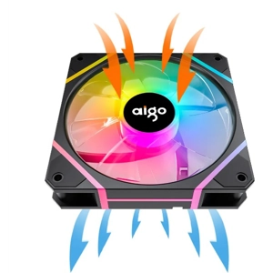 Aigo AM12 Rgb Fan Ventoinha PC Controladora 120mm Computer Case Fan Kit 6pin Water Cooler CPU Cooler