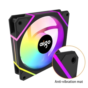 Aigo AM12 Rgb Fan Ventoinha PC Controladora 120mm Computer Case Fan Kit 6pin Water Cooler CPU Cooler