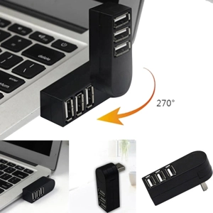 Mini 3.0 Port Multiple HUB Adapter Multi USB Splitter