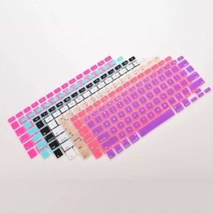 Colorful Silicone Keyboard Cover Sticker For Macbook Air 13 Pro 13 15 17 Protector