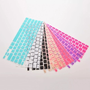 Colorful Silicone Keyboard Cover Sticker For Macbook Air 13 Pro 13 15 17 Protector