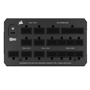 Corsair 1200W HX1200i V3 PSU, Fluid Dynamic Fan, Fully Modular, Ultra-Low Noise, 80+ Platinum, ATX 3