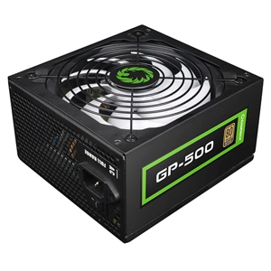 GameMax 500W GP500 PSU, Fully Wired, 14cm Fan, 80+ Bronze, Black Mesh Cables, Power Lead Not Include