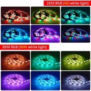 2m USB LED Lights Strip Tape LED 2835 24 Key IR Remote Control for Kitchen Closet Bedroom PC TV Backlight Home Lighting