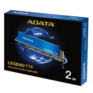 ADATA 2TB Legend 710 M.2 NVMe Gen3 SSD, M.2 2280, PCIe 3.0, 3D NAND, R/W 2400/1800 MB/s
