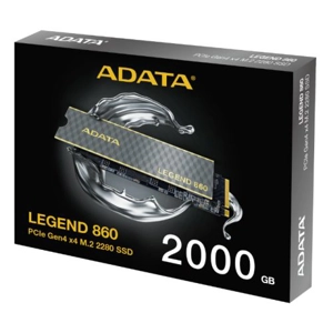 ADATA 2TB Legend 860 M.2 NVMe Gen4 SSD, M.2 2280, PCIe4, R/W 6000/5000 MB/s, PS5 Compatible