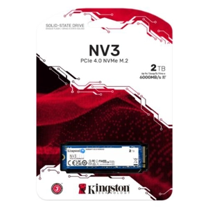 Kingston 2TB NV3 M.2 NVMe Gen4 SSD, M.2 2280, PCIe4, R/W 6000/5000 MB/s