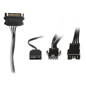 Vida Eos Black ARGB Gaming Case w/ Glass Window, ATX, 2x ARGB Fans, Front LED Strips