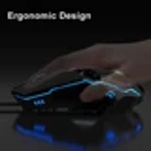 Wired Gaming Mouse Ergonomic Colorful LED Light