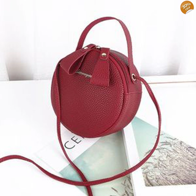 product Image for Red Circle Bag With Long Strap
