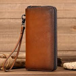 Brown Big Leather Wallet For Men In Nevada