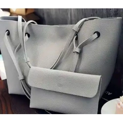 2PCS Woman Leather Handbag