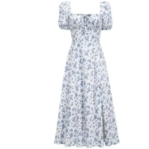 Cottagecore Midi Princess Dress