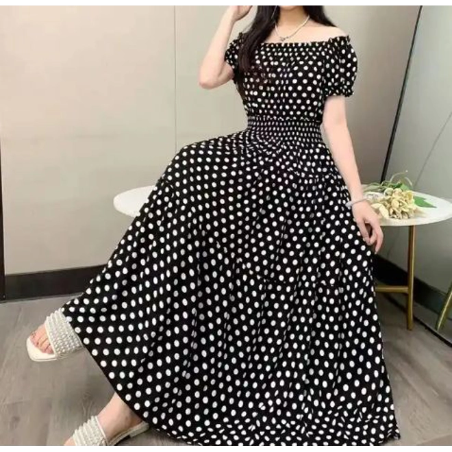 Additional Image for Off The Shoulder Floral Maxi Dress
