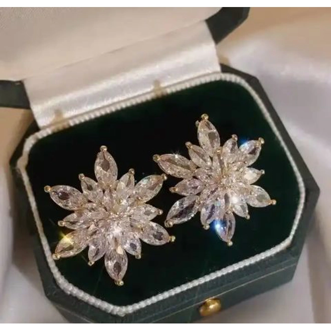 product Image for Beautiful Star Shaped Diamond Earrings