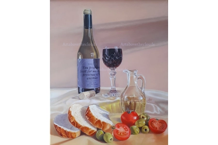 A Feast in the Face of Adversity Print