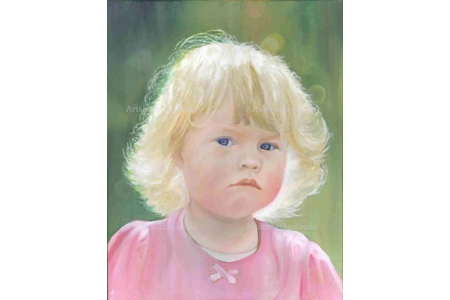 The Pout. Child Portrait Commission