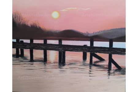 At the Bayou Original Pastel