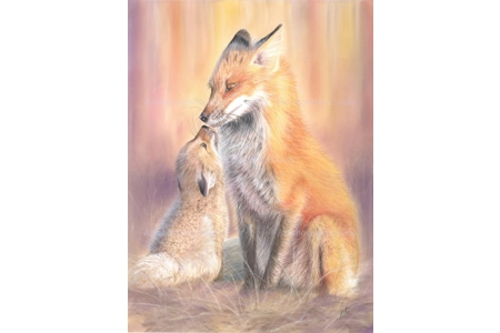 The Bond Between Them Original pastel painting The Bond Between Them Original pastel painting