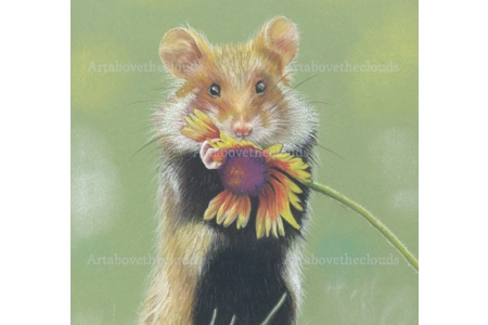 Dessert. Original Pastel Painting