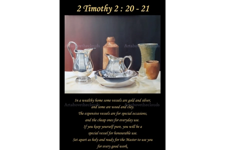 2 Timothy 2:20-21 Poster
