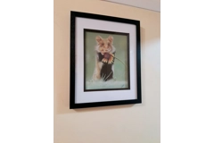 Dessert. Original Pastel Painting