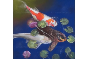 Koi Pond 2 Print