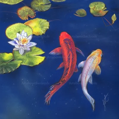 Koi Pond 1 Print
