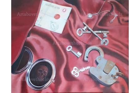 All That is Secret Original Oil Painting