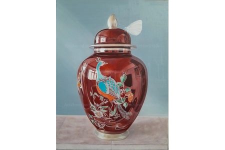 Madame Butterfly Original Oil Painting