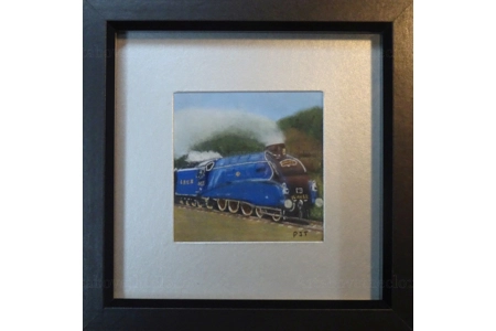 The Mallard Miniature pastel painting