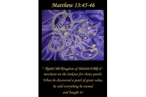 Matthew 13:45-46 Poster
