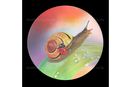 Hitchin' a Ride Original Pastel Painting