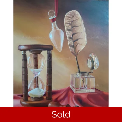 You Collect All My Tears Original Oil Painting